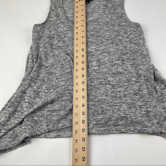 Mossimo Sweater Tank Top Womens Small Gray A Line Sleeveless - Picture 6 of 8